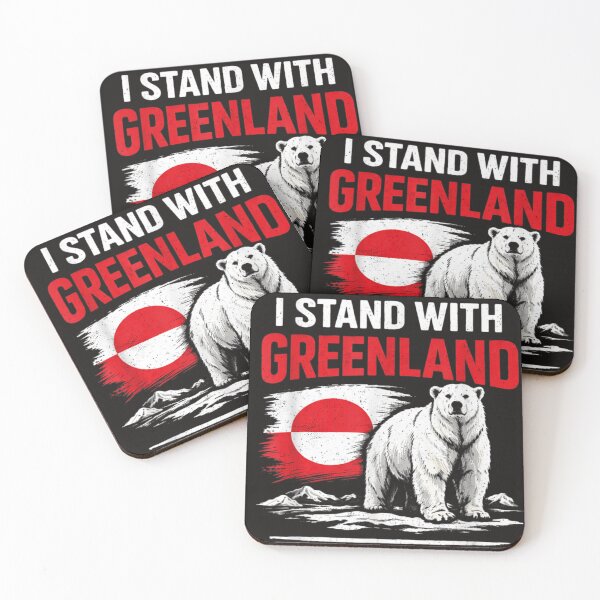 Item preview, I Stand with Greenland Shirt Flag Bear Support Greenlanders designed and sold by tarikusa02.