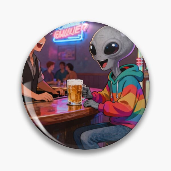 Item preview, Alien and beer designed and sold by Junior8902.