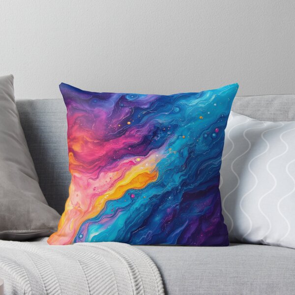 Artikelvorschau, Abstrakte Acrylfarbe in Regenbogenfarben entworfen und verkauft von BluePlanet.