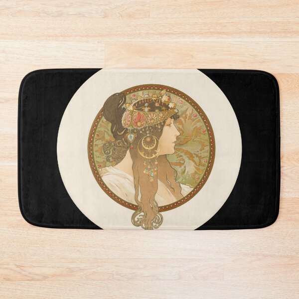 Item preview, Têtes Byzantines (Brunette) (Alphonse Mucha, 1897) designed and sold by Matthew Kinnersly.