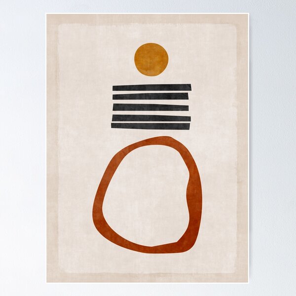 Item preview, Abstract Shapes 01 Earth Tones designed and sold by FAROSSTUDIO.