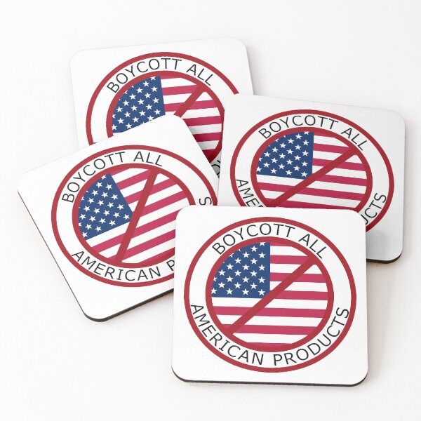 Item preview, Boycott All American Products designed and sold by IKDG.
