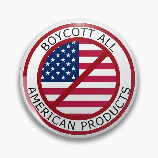 Item preview, Boycott All American Products designed and sold by IKDG.