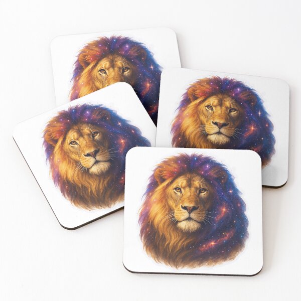 Item preview, Cosmic Lion with Nebula Mane designed and sold by ImaginingNebulae.
