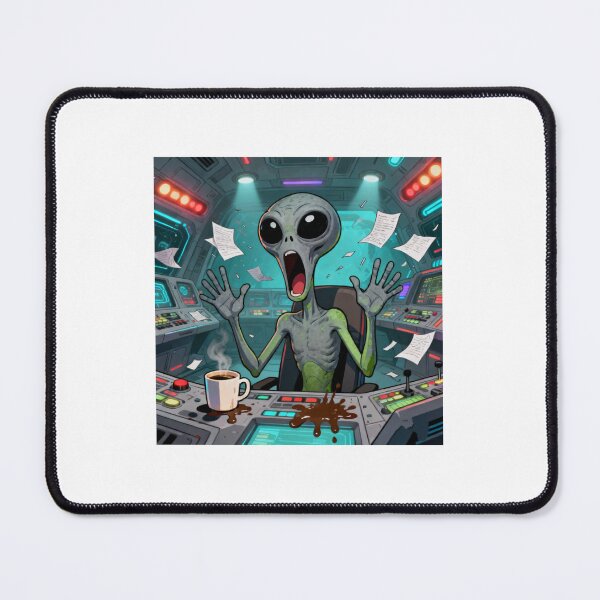 Item preview, Alien in office designed and sold by Junior8902.