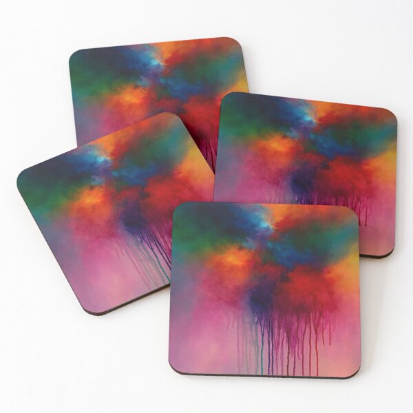 Item preview, Chromatic Cascade - Abstract Drip Painting designed and sold by Joey Santiago.