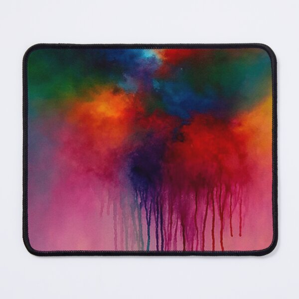 Item preview, Chromatic Cascade - Abstract Drip Painting designed and sold by Joey Santiago.