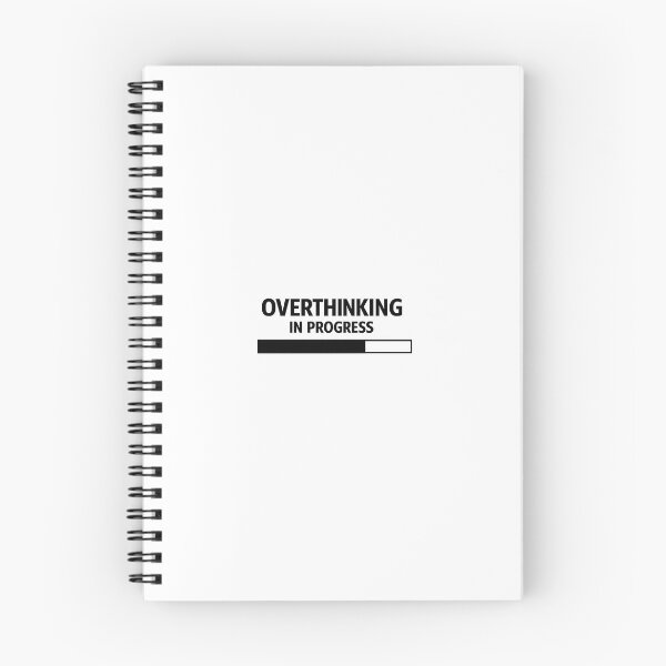 Item preview, Overthinking In Progress – Minimal Quote designed and sold by QuirkyCartel.