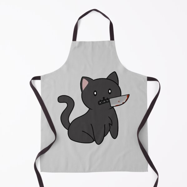 Item preview, Cat with Knife designed and sold by WitchGalaxy.