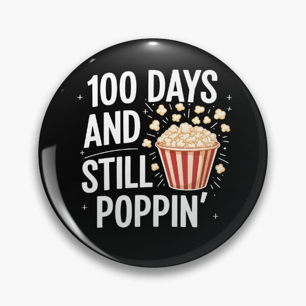 Item preview, 100 Days and Still Poppin - Funny Popcorn 100th Day of School 2026 designed and sold by Axivra.