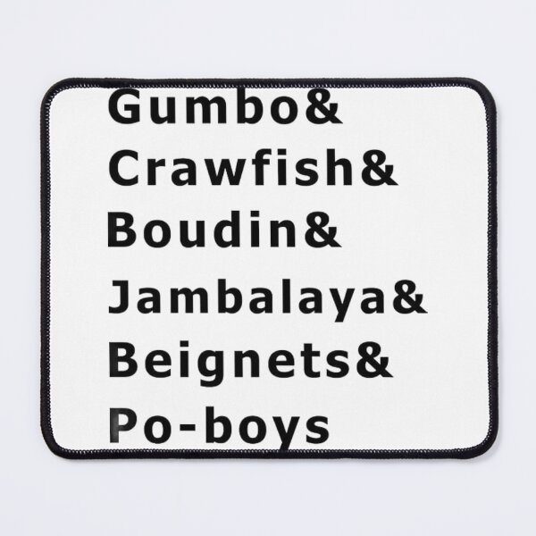 Item preview, Gumbo, Crawfish, Boudin, Jambalaya, Beignets & Po-boys designed and sold by bisilachel.