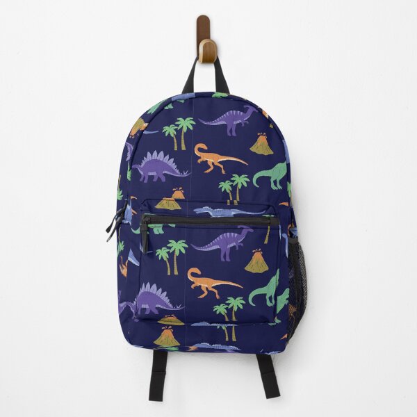 Item preview, Colorful Hand-drawn Dinosaurs Midnight designed and sold by Brianaidesigns.