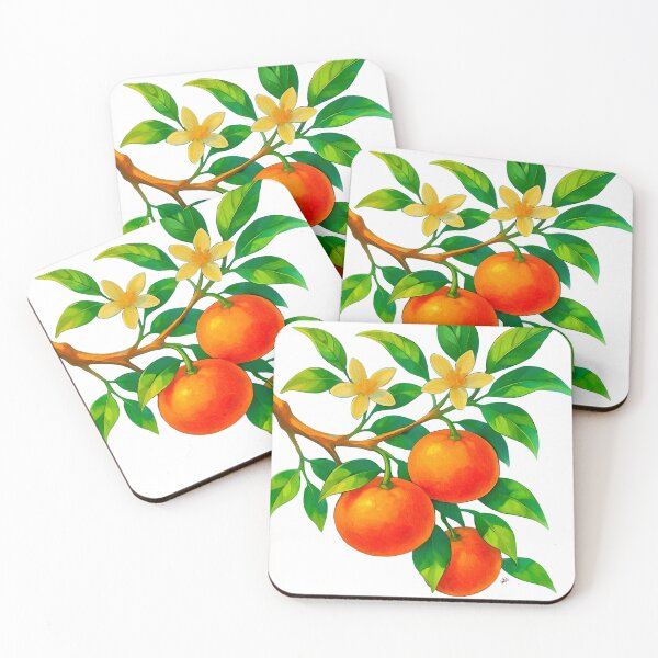 Item preview, Oranges on a Branch designed and sold by Anas Arts.