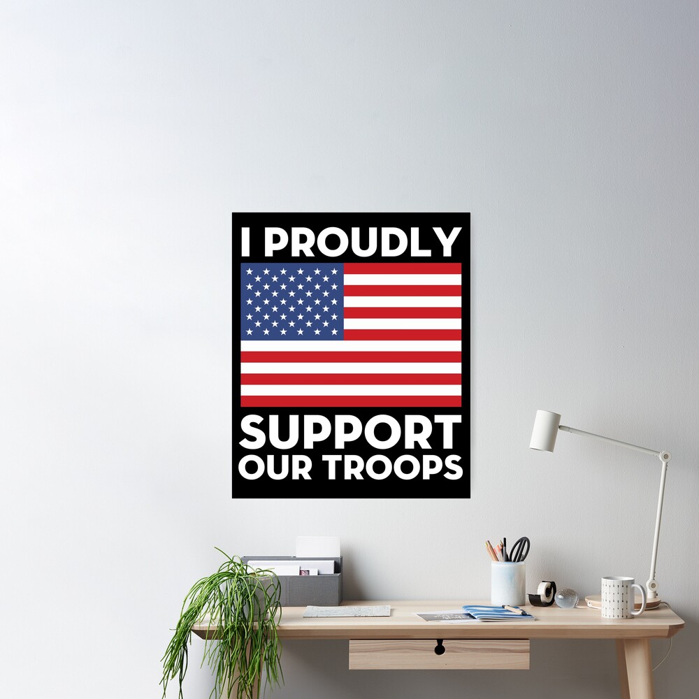 Accent Plus Support Our Troops ノーム 愛国的 USA ガーデン
