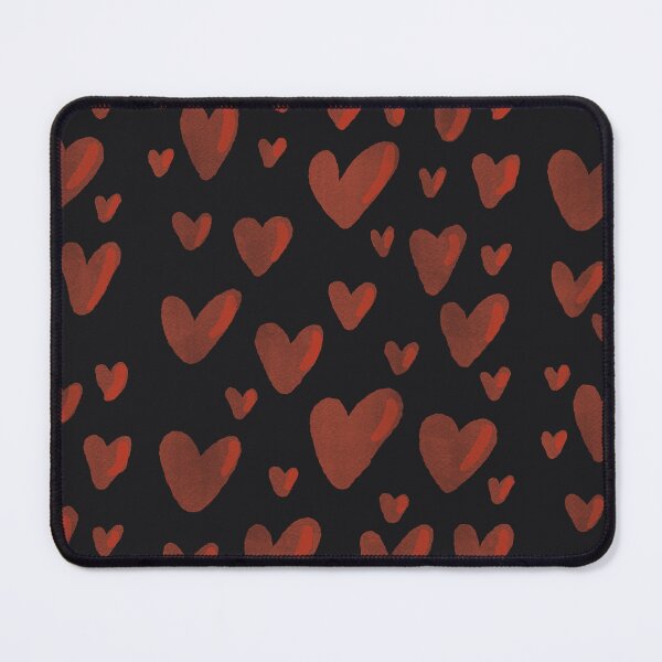 Item preview, Rustic Watercolor Hearts designed and sold by MistyMagStudio.