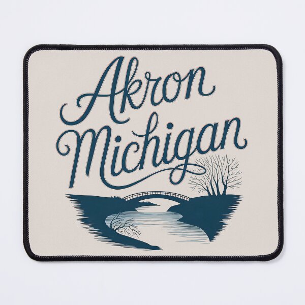 Item preview, Akron, Michigan, Akron MI, Akron Michigan designed and sold by MoMidoStore.