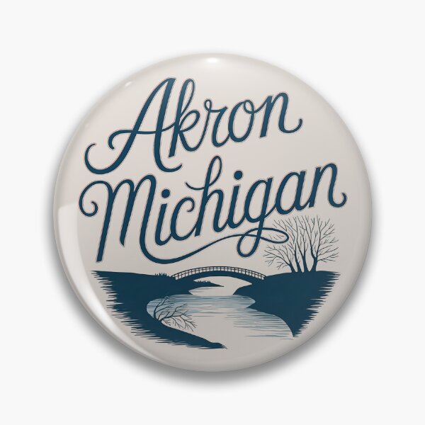 Item preview, Akron, Michigan, Akron MI, Akron Michigan designed and sold by MoMidoStore.