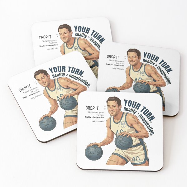 Item preview, Your Turn - Retro Basketball Reality vs Imagination Art designed and sold by Hen-C-Art.