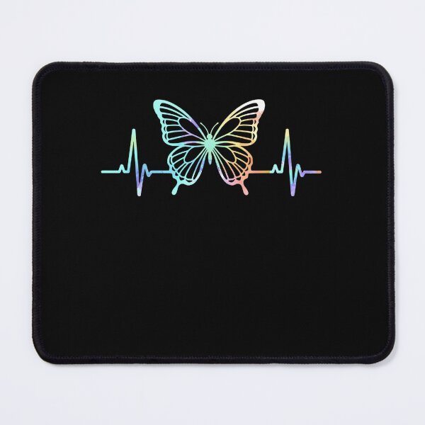 Item preview, Butterfly Heartbeat Line Rainbow Butterfly designed and sold by salmzouriart.