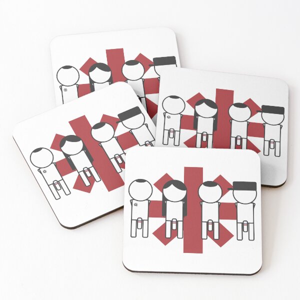 Item preview, Red Hot Chili Peppers Minimalist Band Icon Illustration designed and sold by jodieacartwa.