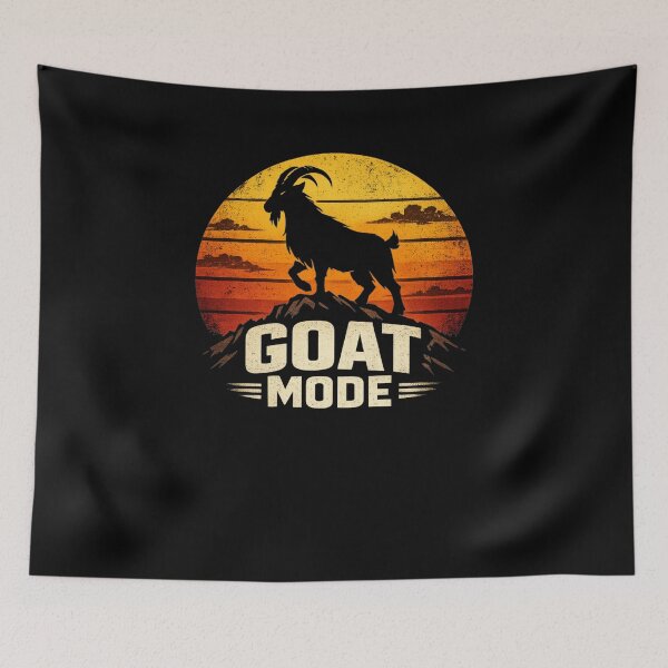Item preview, Mountain Goat Silhouette Art designed and sold by PrintHorizonD.