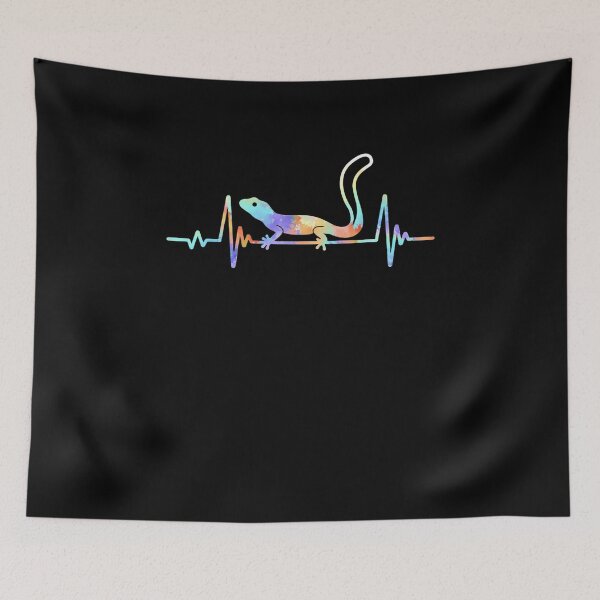 Item preview, Bearded Dragon Heartbeat EKG Reptile Lover designed and sold by salmzouriart.