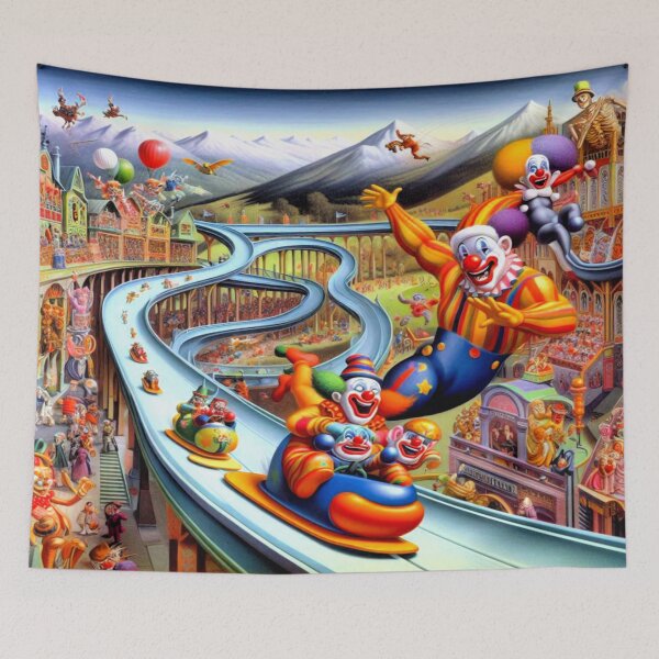 Item preview, Bobsled Mayhem: The Surreal Mountain Slide designed and sold by daweave77.