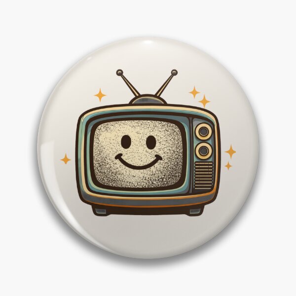 Item preview, Smiling Static retro TV designed and sold by Heathenicia.