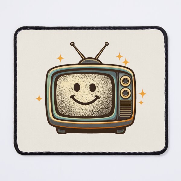 Item preview, Smiling Static retro TV designed and sold by Heathenicia.