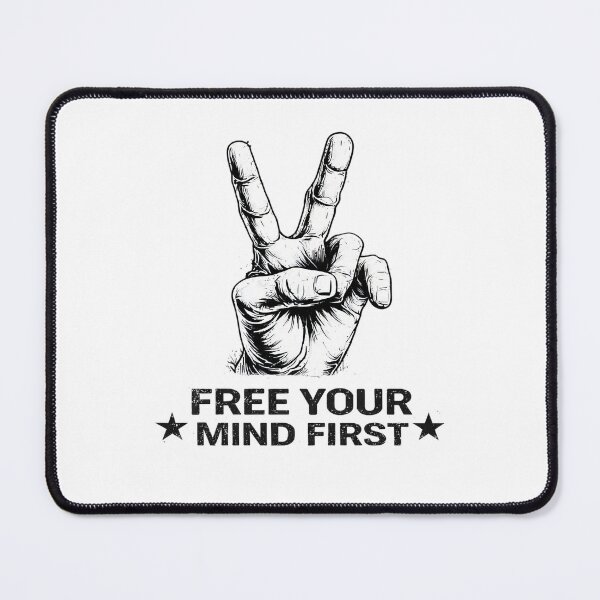 Item preview, Freedom Series - Free Your Mind V Sign Art designed and sold by emaga.