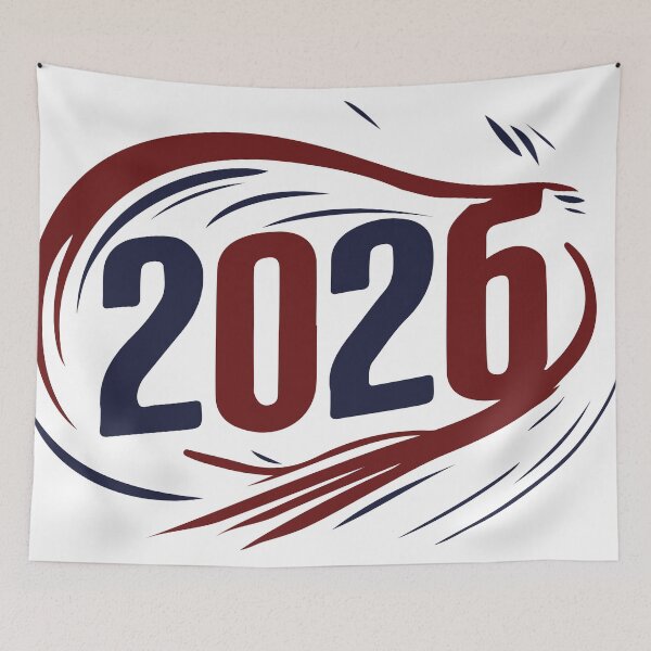 Item preview, the new year 2026 sporty design designed and sold by Hafsacreations.
