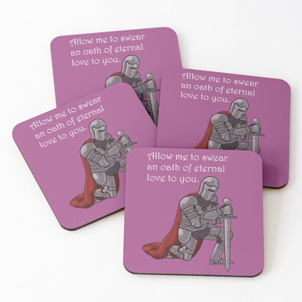 Item preview, Valentine knight oath of eternal love designed and sold by Annstromonalwinkle.