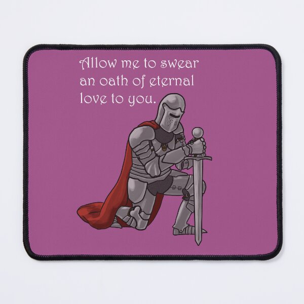Item preview, Valentine knight oath of eternal love designed and sold by Annstromonalwinkle.