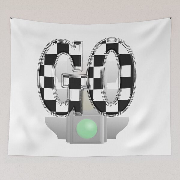 Item preview, Go – Racing Motorsport Graphic Art Illustration designed and sold by Brooklyn Hearty.