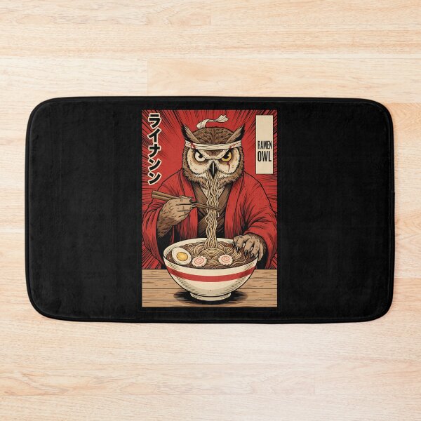 Item preview, Ramen Owl Japanese Art Foodie Warrior designed and sold by k3rstman1.