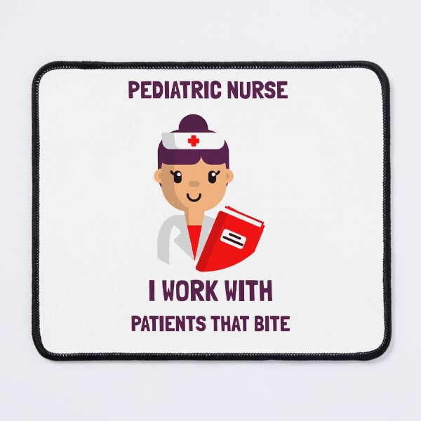 Item preview, Pediatric nurse I work with patients that bite t-shirt designed and sold by GiantRabbit25.