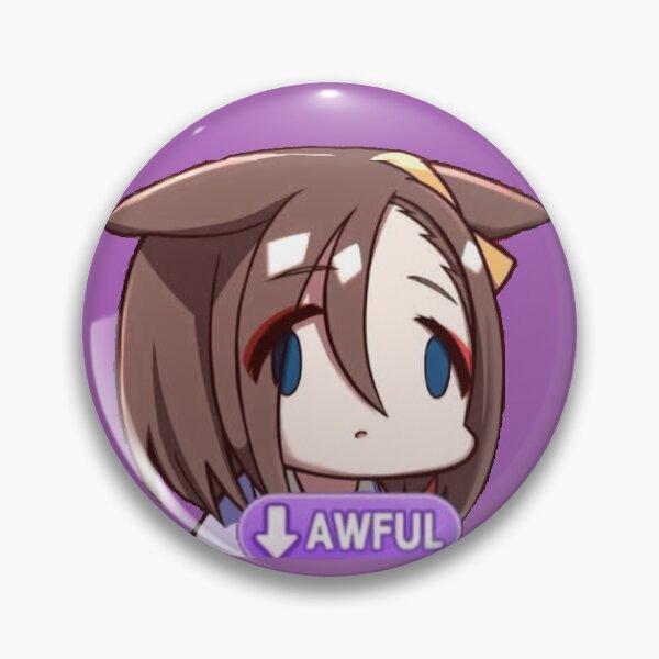 Item preview, Umamusume Chibi Air Groove – “Awful Mood / Bruh” Sticker designed and sold by Sora Design.