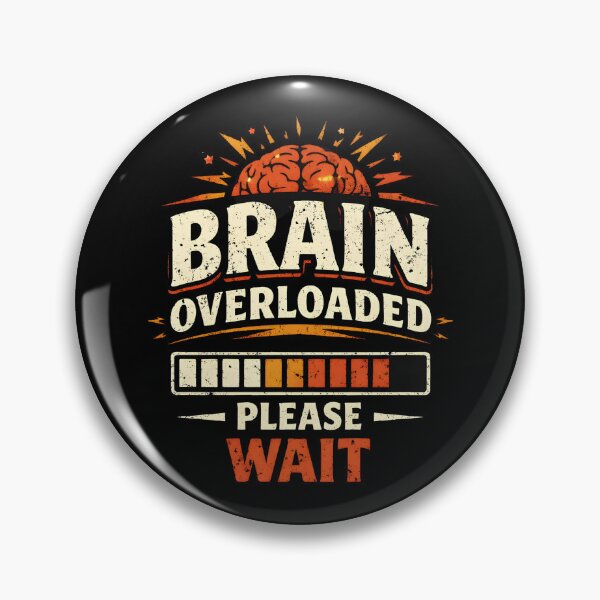 Item preview, Academic Writing Brain Overloaded Please Wait  designed and sold by DemureArtsy.