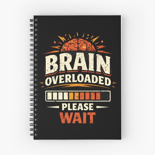 Item preview, Academic Writing Brain Overloaded Please Wait  designed and sold by DemureArtsy.