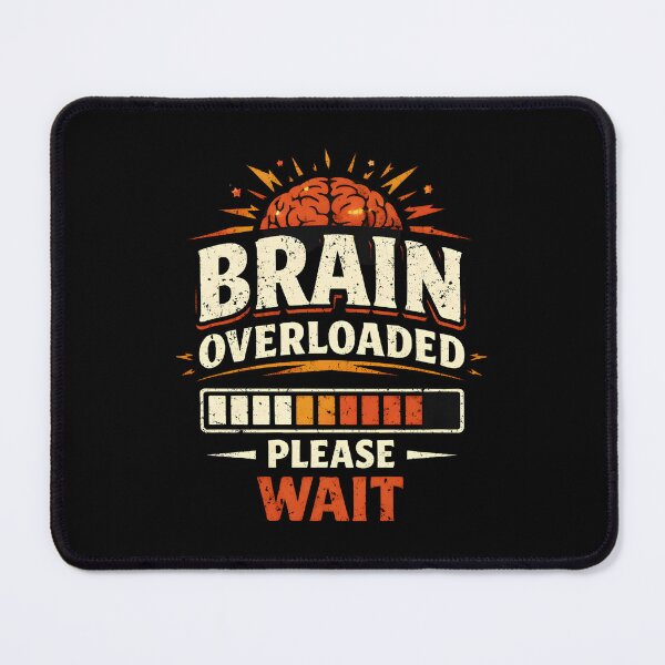 Item preview, Academic Writing Brain Overloaded Please Wait  designed and sold by DemureArtsy.
