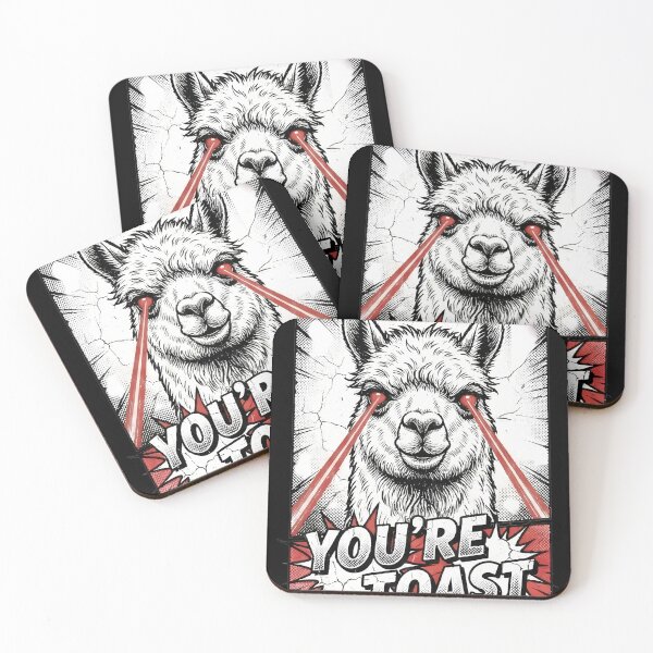 Item preview, Laser Eye Llama You're Toast Comic designed and sold by k3rstman1.