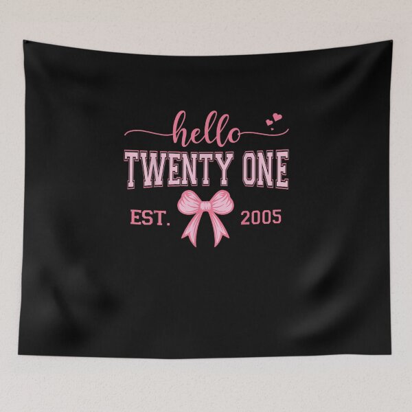 Item preview, Hello Twenty One Est 2005 Birthday Girl designed and sold by salmzouriart.