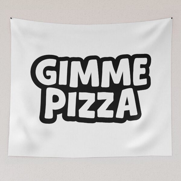 Item preview, Gimme Pizza, Outline designed and sold by Memes N Lore .