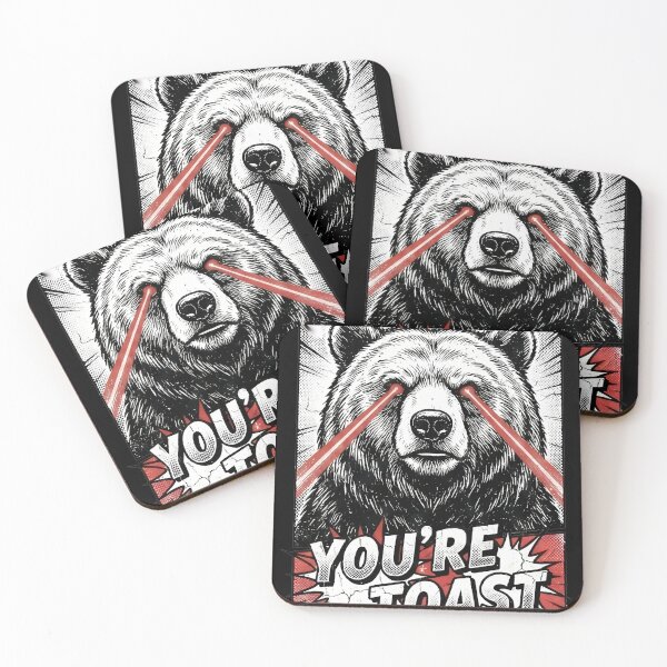 Item preview, Laser Eye Bear You're Toast Comic designed and sold by k3rstman1.