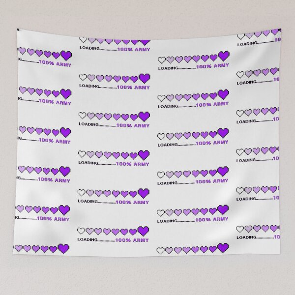 Item preview, BTS Army Purple Hearts 8th member designed and sold by HotChicken7.