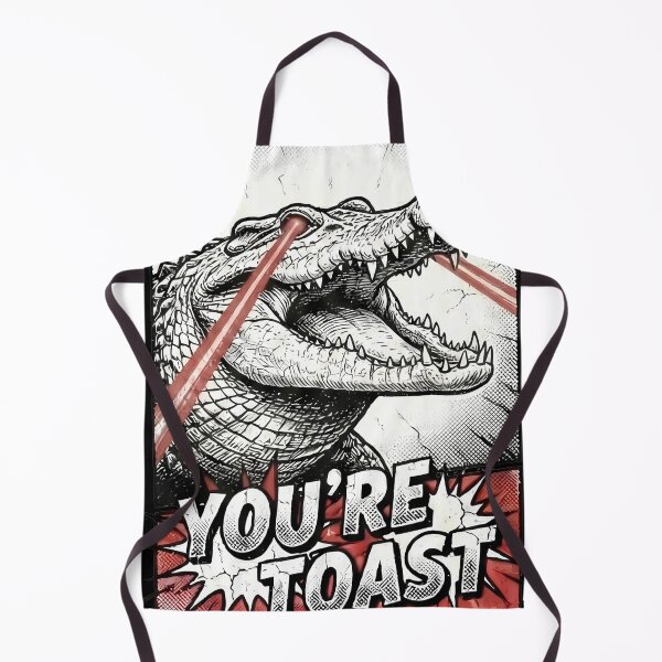 Item preview, Laser Eye Crocodile You're Toast Comic designed and sold by k3rstman1.