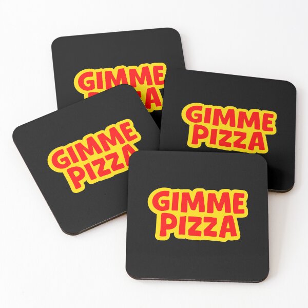 Item preview, Gimme Pizza, Yellow Outline designed and sold by Memes N Lore .
