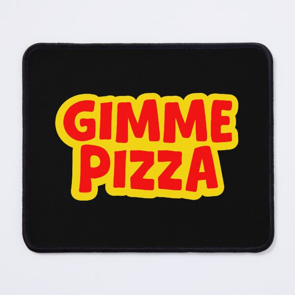 Item preview, Gimme Pizza, Yellow Outline designed and sold by Memes N Lore .