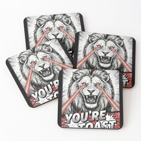 Item preview, Roaring Lion Laser Eyes You're Toast designed and sold by k3rstman1.