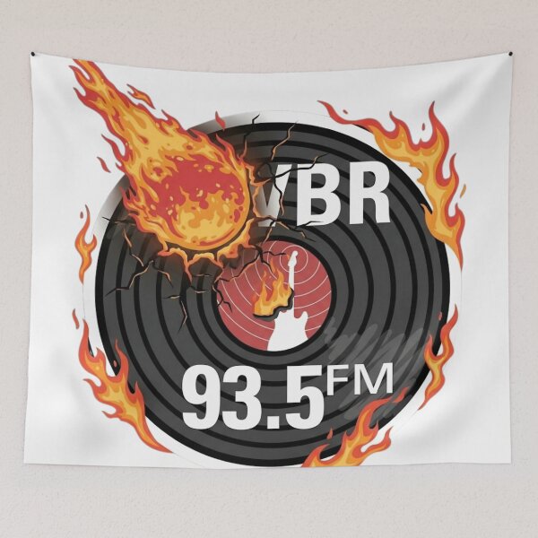 Item preview, WVBR 93.5 FM Ithaca Alternative Music T-Shirt | College Radio Merch designed and sold by Vault Designs.